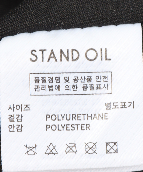 STANDOIL（スタンドオイル）の「【Geek Office / ギークオフィス】STAND OIL / Cling Bag（ハンドバッグ・レディース・ブラック・FREE）」の10枚目の写真