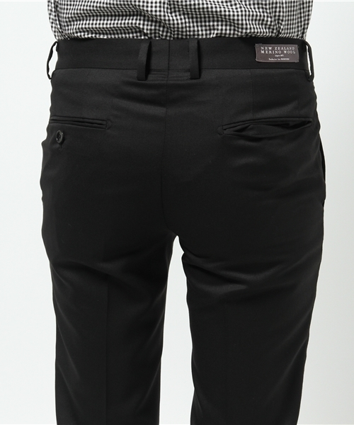 ABAHOUSE（アバハウス）の「ニュージーランドウール　ツイルパンツ（スラックス・メンズ・ブラック/ネイビー/グレー・1/2/3/5/4）」の18枚目の写真