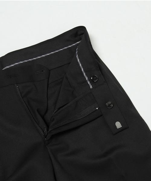 ABAHOUSE（アバハウス）の「ニュージーランドウール　ツイルパンツ（スラックス・メンズ・ブラック/ネイビー/グレー・1/2/3/5/4）」の15枚目の写真