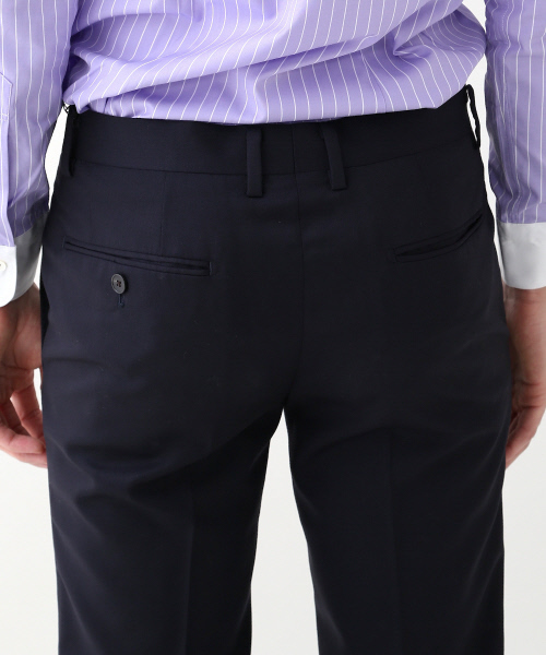 ABAHOUSE（アバハウス）の「ニュージーランドウール　ツイルパンツ（スラックス・メンズ・ブラック/ネイビー/グレー・1/2/3/5/4）」の11枚目の写真