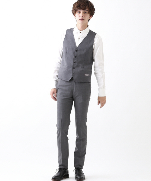 ABAHOUSE（アバハウス）の「ニュージーランドウール　ツイルパンツ（スラックス・メンズ・ブラック/ネイビー/グレー・1/2/3/5/4）」の8枚目の写真