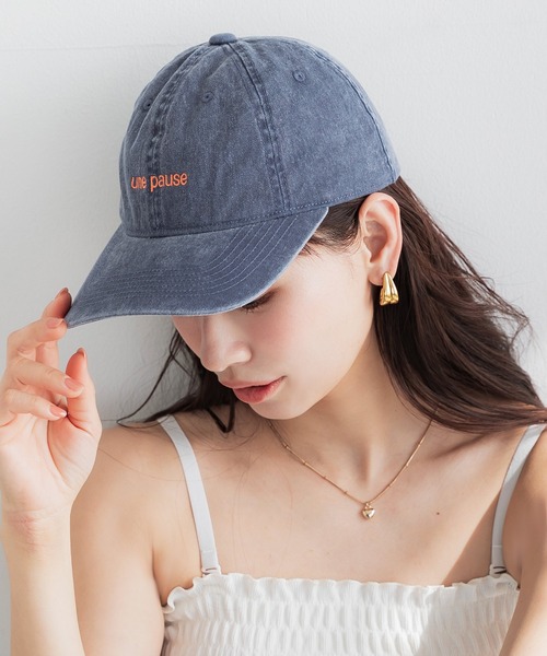 coca(coca)(コカ)の「ウォッシュドロゴキャップ(キャップ・レディース・グレー/レッド/ネイビー/イエロー/ライトブルー/ブラウン/グリーン・ONE SIZE)」の11枚目の写真