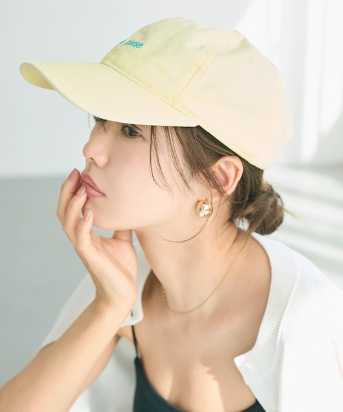 coca(coca)(コカ)の「ウォッシュドロゴキャップ(キャップ・レディース・グレー/レッド/ネイビー/イエロー/ライトブルー/ブラウン/グリーン・ONE SIZE)」の18枚目の写真