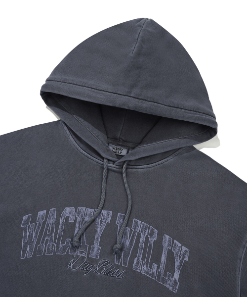 Wacky WiLLy(ワッキーウィリー)の「ピグメントタイポフードスウェットネイビー(パーカー・レディース・その他・SMALL/MEDIUM/LARGE/X-LARGE)」の4枚目の写真