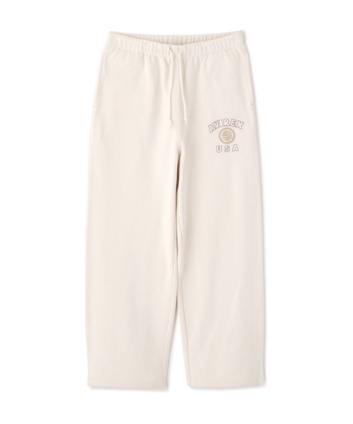 AVIREX(アヴィレックス)の「《直営店限定》VARSITY FLAG SWEAT PANTS / バーシティー フラッグ スウェット パンツ / AVIREX / アヴィレックス(スウェットパンツ・メンズ・オフホワイト/ブラック・MEDIUM/XX-LARGE/X-LARGE/LARGE)」の1枚目の写真