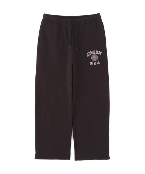 AVIREX(アヴィレックス)の「《直営店限定》VARSITY FLAG SWEAT PANTS / バーシティー フラッグ スウェット パンツ / AVIREX / アヴィレックス(スウェットパンツ・メンズ・オフホワイト/ブラック・MEDIUM/XX-LARGE/X-LARGE/LARGE)」の2枚目の写真