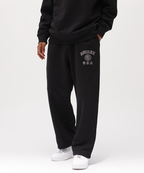 AVIREX(アヴィレックス)の「《直営店限定》VARSITY FLAG SWEAT PANTS / バーシティー フラッグ スウェット パンツ / AVIREX / アヴィレックス(スウェットパンツ・メンズ・オフホワイト/ブラック・MEDIUM/XX-LARGE/X-LARGE/LARGE)」の6枚目の写真