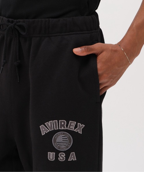 AVIREX(アヴィレックス)の「《直営店限定》VARSITY FLAG SWEAT PANTS / バーシティー フラッグ スウェット パンツ / AVIREX / アヴィレックス(スウェットパンツ・メンズ・オフホワイト/ブラック・MEDIUM/XX-LARGE/X-LARGE/LARGE)」の12枚目の写真