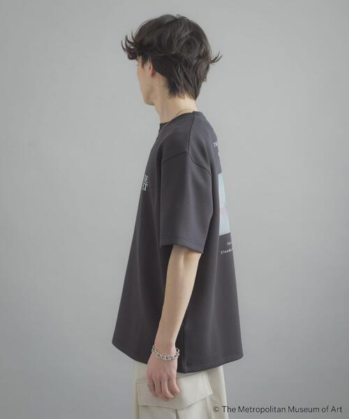 SENSE OF PLACE by URBAN RESEARCH（センスオブプレイスバイアーバンリサーチ）の「『別注』The Met×SENSE OF PLACE　SHORT-SLEEVE T-SHIRTS(Monet)（Tシャツ/カットソー・メンズ・ブラック/ホワイト/ベージュ・LARGE/MEDIUM）」の6枚目の写真