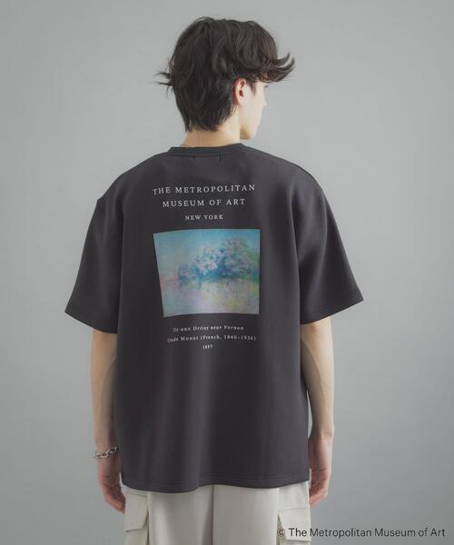 SENSE OF PLACE by URBAN RESEARCH（センスオブプレイスバイアーバンリサーチ）の「『別注』The Met×SENSE OF PLACE　SHORT-SLEEVE T-SHIRTS(Monet)（Tシャツ/カットソー・メンズ・ブラック/ホワイト/ベージュ・LARGE/MEDIUM）」の7枚目の写真