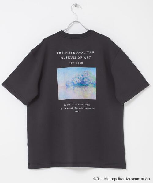 SENSE OF PLACE by URBAN RESEARCH（センスオブプレイスバイアーバンリサーチ）の「『別注』The Met×SENSE OF PLACE　SHORT-SLEEVE T-SHIRTS(Monet)（Tシャツ/カットソー・メンズ・ブラック/ホワイト/ベージュ・LARGE/MEDIUM）」の9枚目の写真