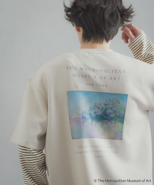 SENSE OF PLACE by URBAN RESEARCH（センスオブプレイスバイアーバンリサーチ）の「『別注』The Met×SENSE OF PLACE　SHORT-SLEEVE T-SHIRTS(Monet)（Tシャツ/カットソー・メンズ・ブラック/ホワイト/ベージュ・LARGE/MEDIUM）」の11枚目の写真
