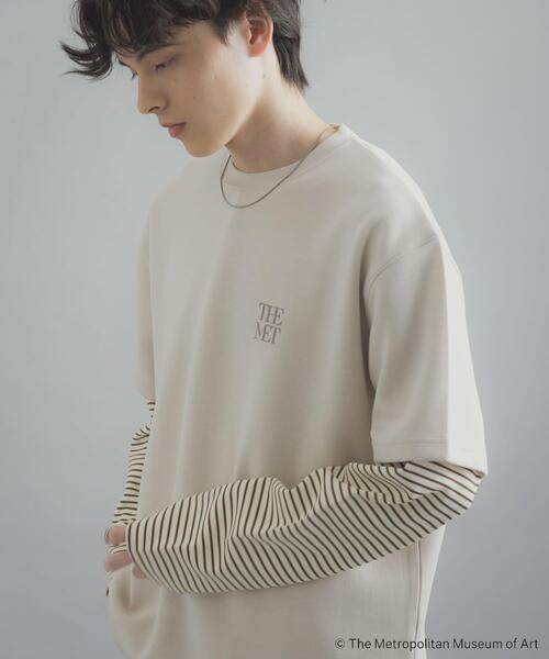 SENSE OF PLACE by URBAN RESEARCH（センスオブプレイスバイアーバンリサーチ）の「『別注』The Met×SENSE OF PLACE　SHORT-SLEEVE T-SHIRTS(Monet)（Tシャツ/カットソー・メンズ・ブラック/ホワイト/ベージュ・LARGE/MEDIUM）」の13枚目の写真