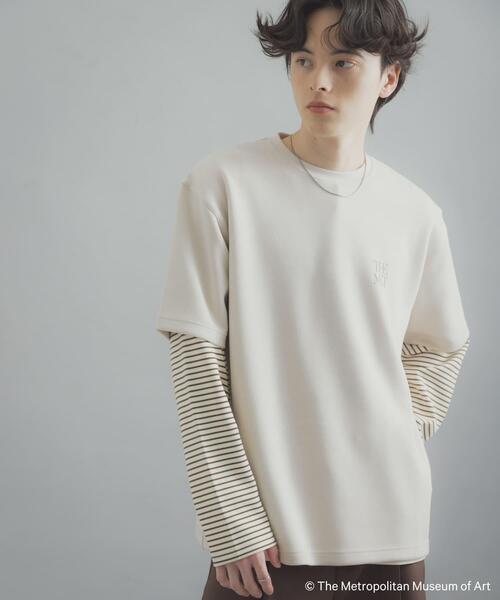 SENSE OF PLACE by URBAN RESEARCH（センスオブプレイスバイアーバンリサーチ）の「『別注』The Met×SENSE OF PLACE　SHORT-SLEEVE T-SHIRTS(Monet)（Tシャツ/カットソー・メンズ・ブラック/ホワイト/ベージュ・LARGE/MEDIUM）」の14枚目の写真