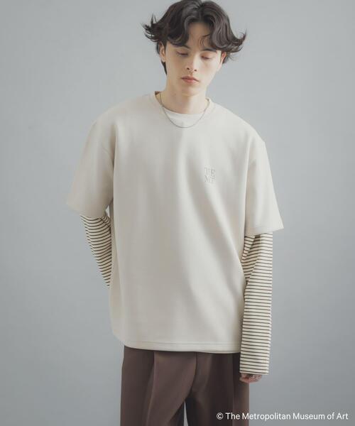 SENSE OF PLACE by URBAN RESEARCH（センスオブプレイスバイアーバンリサーチ）の「『別注』The Met×SENSE OF PLACE　SHORT-SLEEVE T-SHIRTS(Monet)（Tシャツ/カットソー・メンズ・ブラック/ホワイト/ベージュ・LARGE/MEDIUM）」の15枚目の写真