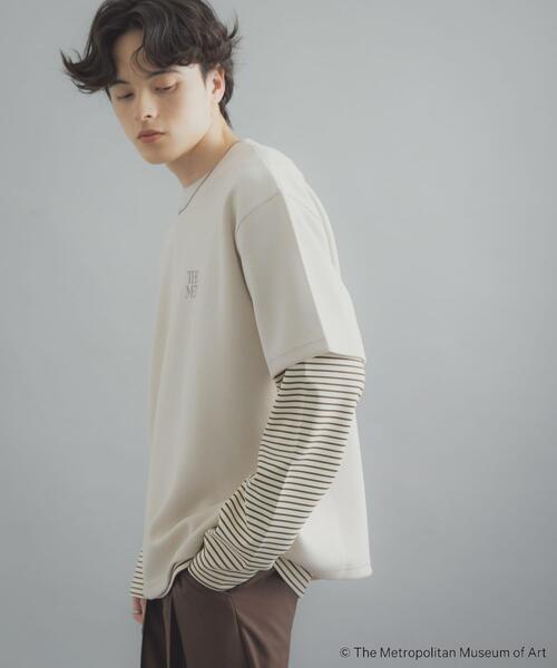 SENSE OF PLACE by URBAN RESEARCH（センスオブプレイスバイアーバンリサーチ）の「『別注』The Met×SENSE OF PLACE　SHORT-SLEEVE T-SHIRTS(Monet)（Tシャツ/カットソー・メンズ・ブラック/ホワイト/ベージュ・LARGE/MEDIUM）」の16枚目の写真