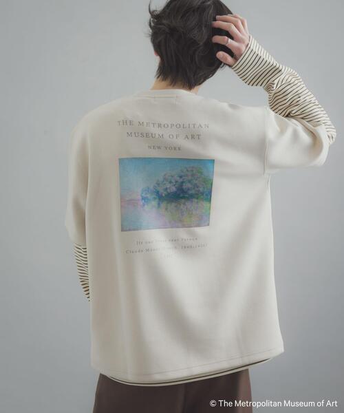 SENSE OF PLACE by URBAN RESEARCH（センスオブプレイスバイアーバンリサーチ）の「『別注』The Met×SENSE OF PLACE　SHORT-SLEEVE T-SHIRTS(Monet)（Tシャツ/カットソー・メンズ・ブラック/ホワイト/ベージュ・LARGE/MEDIUM）」の17枚目の写真