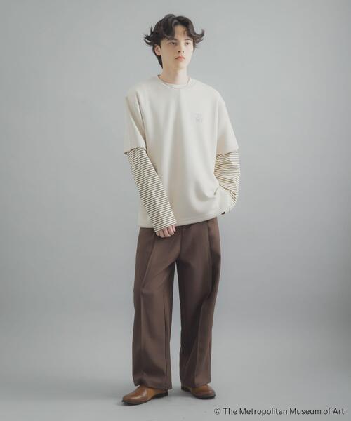 SENSE OF PLACE by URBAN RESEARCH（センスオブプレイスバイアーバンリサーチ）の「『別注』The Met×SENSE OF PLACE　SHORT-SLEEVE T-SHIRTS(Monet)（Tシャツ/カットソー・メンズ・ブラック/ホワイト/ベージュ・LARGE/MEDIUM）」の18枚目の写真