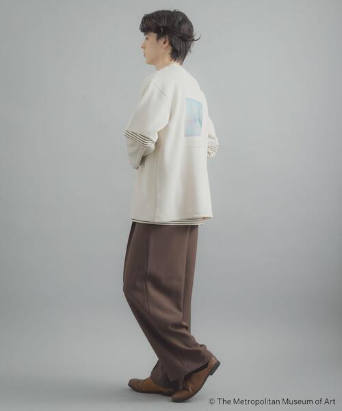 SENSE OF PLACE by URBAN RESEARCH（センスオブプレイスバイアーバンリサーチ）の「『別注』The Met×SENSE OF PLACE　SHORT-SLEEVE T-SHIRTS(Monet)（Tシャツ/カットソー・メンズ・ブラック/ホワイト/ベージュ・LARGE/MEDIUM）」の19枚目の写真