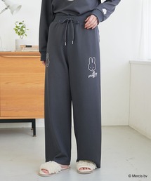 Miffy（ ミッフィー）の「【miffy ミッフィー】ワッフル刺繍ルームウェアパンツ パジャマ(上下別売り)(2026SS)（ニット/セーター）」