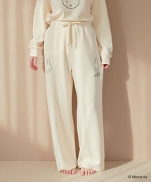 Miffy（ ミッフィー）の「【miffy ミッフィー】ワッフル刺繍ルームウェアパンツ パジャマ(上下別売り)(2026SS)（ニット/セーター）」