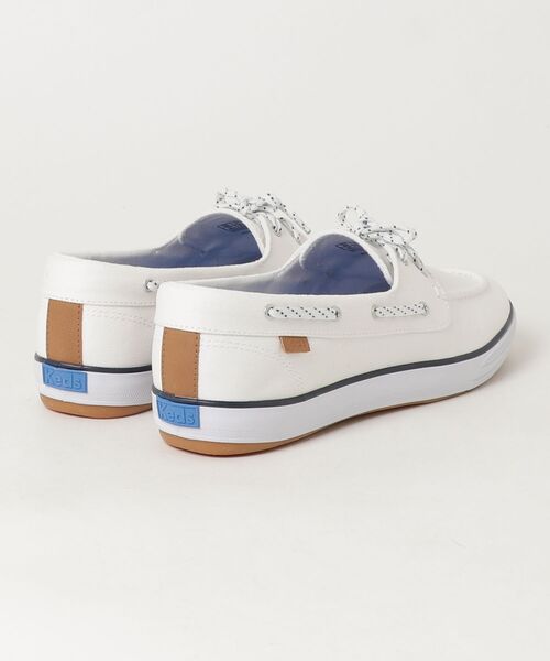 Keds(ケッズ)の「Keds ケッズ センター スリー ボート ツイル ホワイト(スニーカー・レディース・ホワイト・25.0cm/24.5cm/24.0cm/23.5cm/23.0cm/22.5cm)」の8枚目の写真