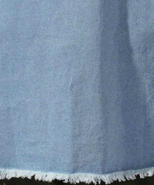 niko and...（ニコアンド）の「デニムハーフジップシャツ（シャツ/ブラウス・メンズ・アイボリー/ブラック/ブルー・MEDIUM/LARGE）」の22枚目の写真