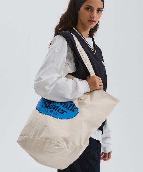 PARROTT CANVAS(パロットキャンバス)の「PC Canvas Tote(トートバッグ・レディース・キナリ/ホワイト系その他・FREE)」の2枚目の写真