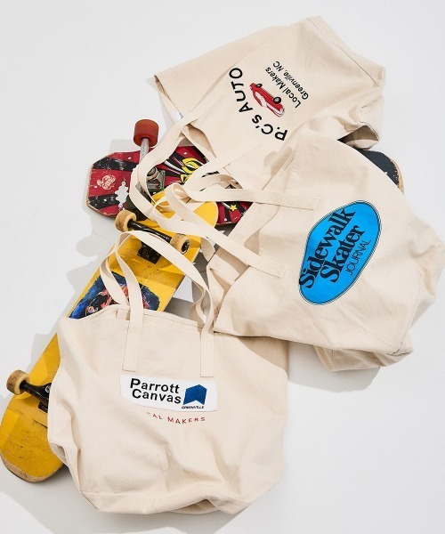 PARROTT CANVAS(パロットキャンバス)の「PC Canvas Tote(トートバッグ・レディース・キナリ/ホワイト系その他・FREE)」の6枚目の写真