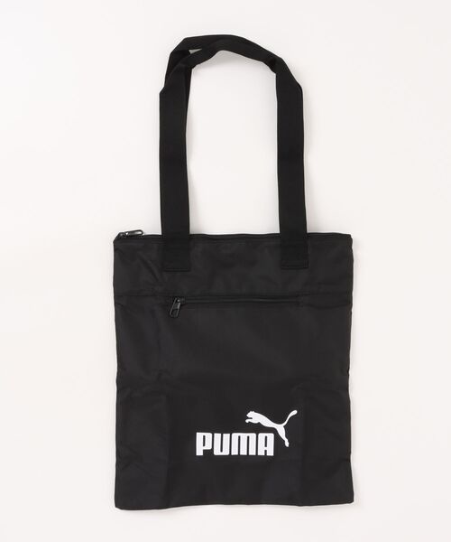 PUMA(プーマ)の「《PUMA》PUMA PHASE ポケッタブルトート(トートバッグ・レディース・ブラウン系その他/ブラック・フリー)」の1枚目の写真