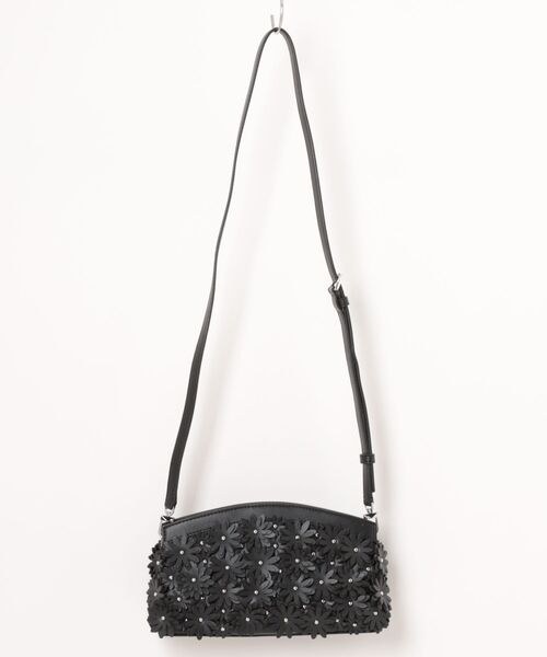 MICHAEL KORS（マイケルコース）の「ATHENA フローラル アップリケ コンバーチブル クラッチ（クラッチバッグ・レディース・ブラック・FREE）」の6枚目の写真