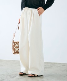 CROSS FUNCTION（クロスファンクション）の「《UV/吸水速乾》エブ楽 ダブルタックイージーワイドパンツ【CROSS FUNCTION/クロスファンクション】（その他パンツ）」