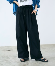CROSS FUNCTION（クロスファンクション）の「《UV/吸水速乾》エブ楽 ダブルタックイージーワイドパンツ【CROSS FUNCTION/クロスファンクション】（その他パンツ）」