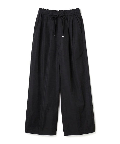 CROSS FUNCTION（クロスファンクション）の「《UV/吸水速乾》エブ楽 ダブルタックイージーワイドパンツ【CROSS FUNCTION/クロスファンクション】（その他パンツ・レディース・ライトベージュ/ブラック/オフホワイト/ネイビー・M/L/LL）」の5枚目の写真