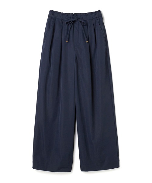 CROSS FUNCTION（クロスファンクション）の「《UV/吸水速乾》エブ楽 ダブルタックイージーワイドパンツ【CROSS FUNCTION/クロスファンクション】（その他パンツ・レディース・ライトベージュ/ブラック/オフホワイト/ネイビー・M/L/LL）」の6枚目の写真