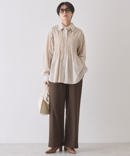 AMERICAN HOLIC(アメリカンホリック)の「シャーリングシャツ(シャツ/ブラウス・レディース・ライトベージュ/ブルー系その他4/ブルー系その他7・M/L)」の17枚目の写真