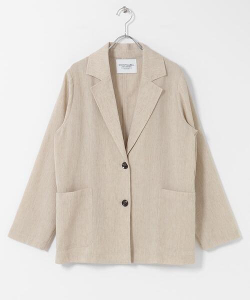 URBAN RESEARCH Sonny Label(アーバンリサーチサニーレーベル)の「リネン混ライトシアージャケット(その他アウター・レディース・グレー系その他/ベージュ系その他・FREE)」の14枚目の写真