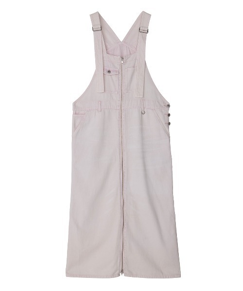 Ameri（アメリ）の「FUNCTION DENIM OVERALL DRESS（サロペット/オーバーオール・レディース・ベビーピンク/ブルー・MEDIUM/SMALL）」の12枚目の写真