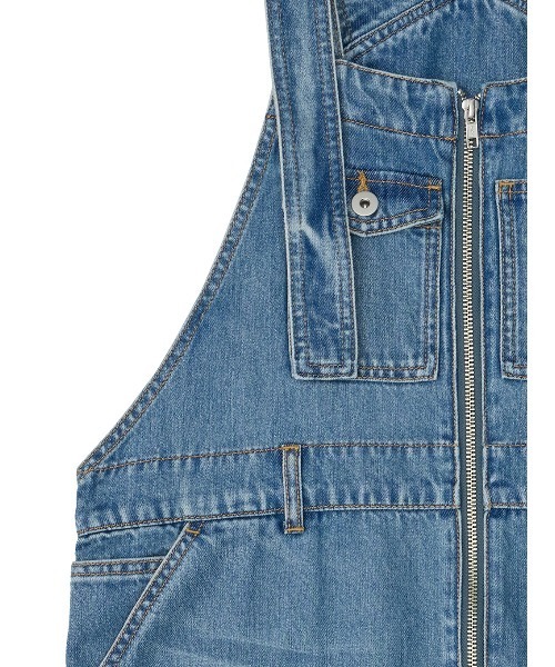 Ameri（アメリ）の「FUNCTION DENIM OVERALL DRESS（サロペット/オーバーオール・レディース・ベビーピンク/ブルー・MEDIUM/SMALL）」の10枚目の写真