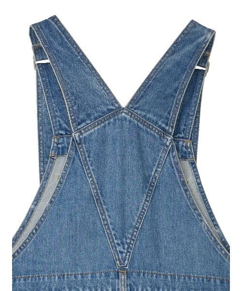 Ameri（アメリ）の「FUNCTION DENIM OVERALL DRESS（サロペット/オーバーオール・レディース・ベビーピンク/ブルー・MEDIUM/SMALL）」の5枚目の写真