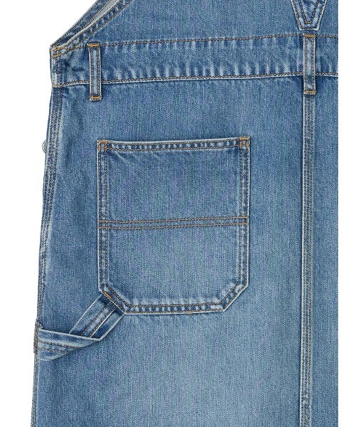 Ameri（アメリ）の「FUNCTION DENIM OVERALL DRESS（サロペット/オーバーオール・レディース・ベビーピンク/ブルー・MEDIUM/SMALL）」の4枚目の写真