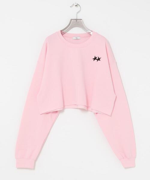 URBAN RESEARCH(アーバンリサーチ)の「Teya SHORT SWEAT(スウェット・レディース・ピンク/チャコールグレー・FREE)」の10枚目の写真