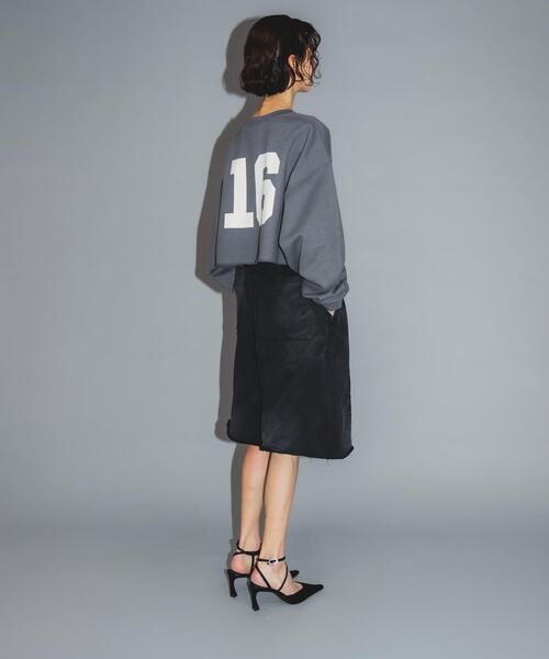 URBAN RESEARCH(アーバンリサーチ)の「Teya SHORT SWEAT(スウェット・レディース・ピンク/チャコールグレー・FREE)」の21枚目の写真