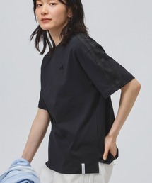 アディダス adidas エッセンシャルズ プラス スリーストライプス ルーズフィット半袖Tシャツ