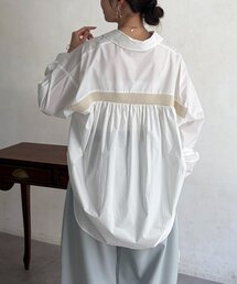Chez toi | コットンBACKテープシャツ(シャツ/ブラウス)