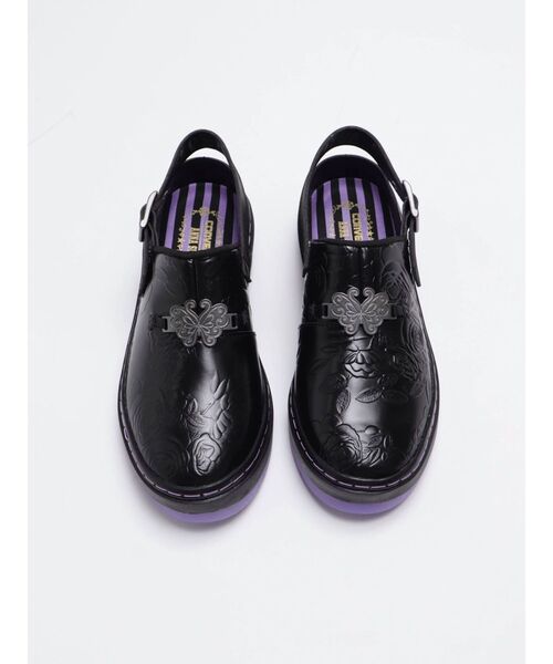 CONVERSE(コンバース)の「【converse】WEAPON PLTS CLG OX / ANNA SUI(スリッポン・レディース・ブラック・24/25)」の7枚目の写真