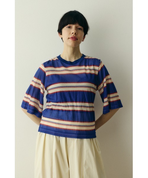 セール】Border half tops ボーダーハーフトップス（Tシャツ