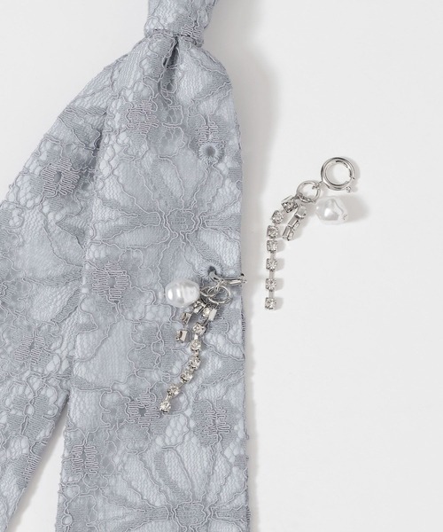 HARE（ハレ）の「パーツツキネクタイシャツ(HARE)（シャツ/ブラウス・レディース・ブラック/ライトブルー/ホワイト/ピンク・FREE）」の22枚目の写真