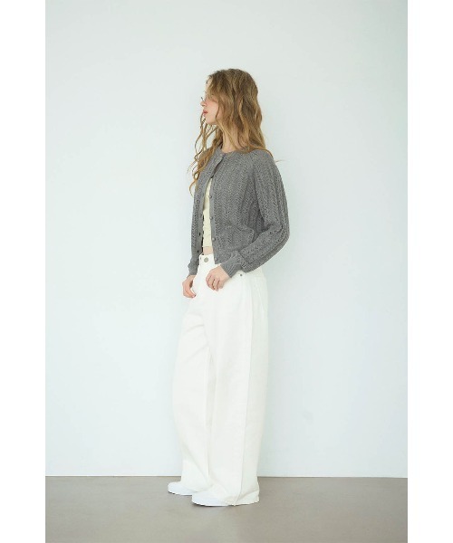 ALEXIA STAM（アリシアスタン）の「Floral Denim Pants /ウエストフローラル デニムパンツ（デニムパンツ・レディース・ブルー/ホワイト・2/1/0/3）」の11枚目の写真