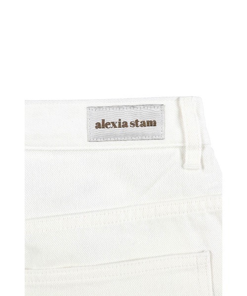 ALEXIA STAM（アリシアスタン）の「Floral Denim Pants /ウエストフローラル デニムパンツ（デニムパンツ・レディース・ブルー/ホワイト・2/1/0/3）」の22枚目の写真